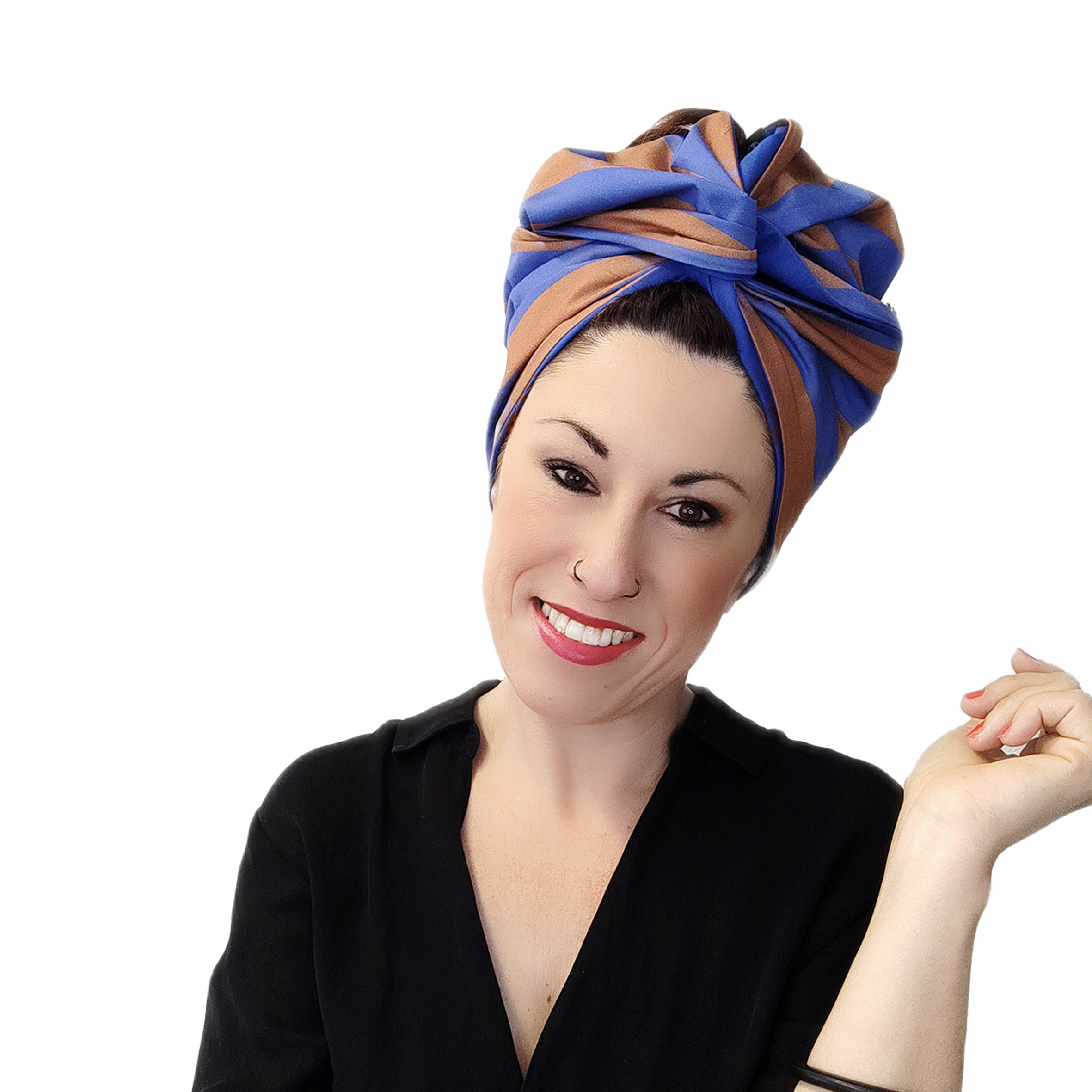 Turbante WAYA Summer Chocolate - Imagen 2